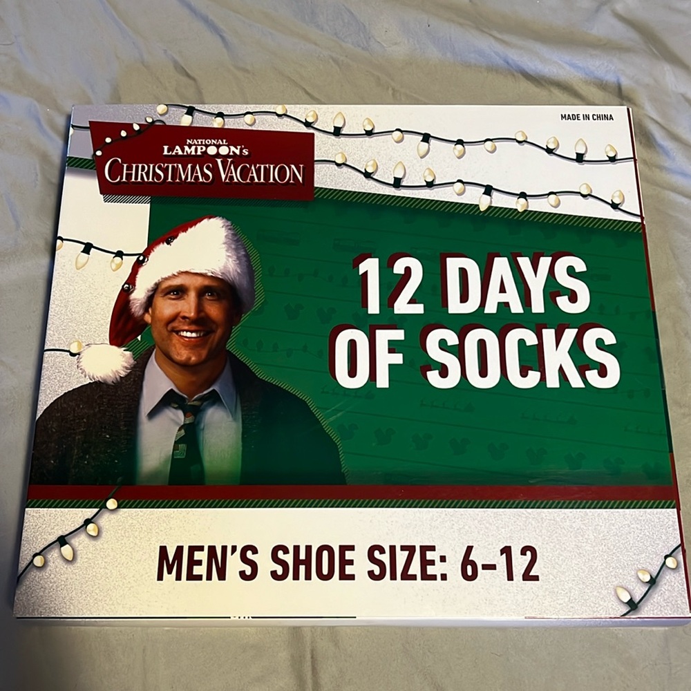 Christmas Vacation 12 Days of Socks - NWT